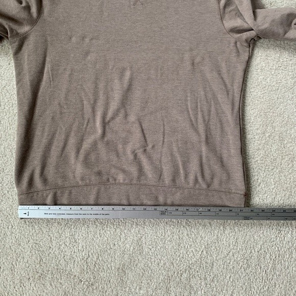Jachs New York Light Brown Super Soft Crewneck Long Sleeve Sweatshirt Size L - Picture 12 of 12